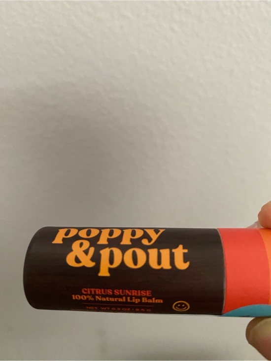 poppy & pout Other - Citrus Sunrise Natural Lip Balm - Orange